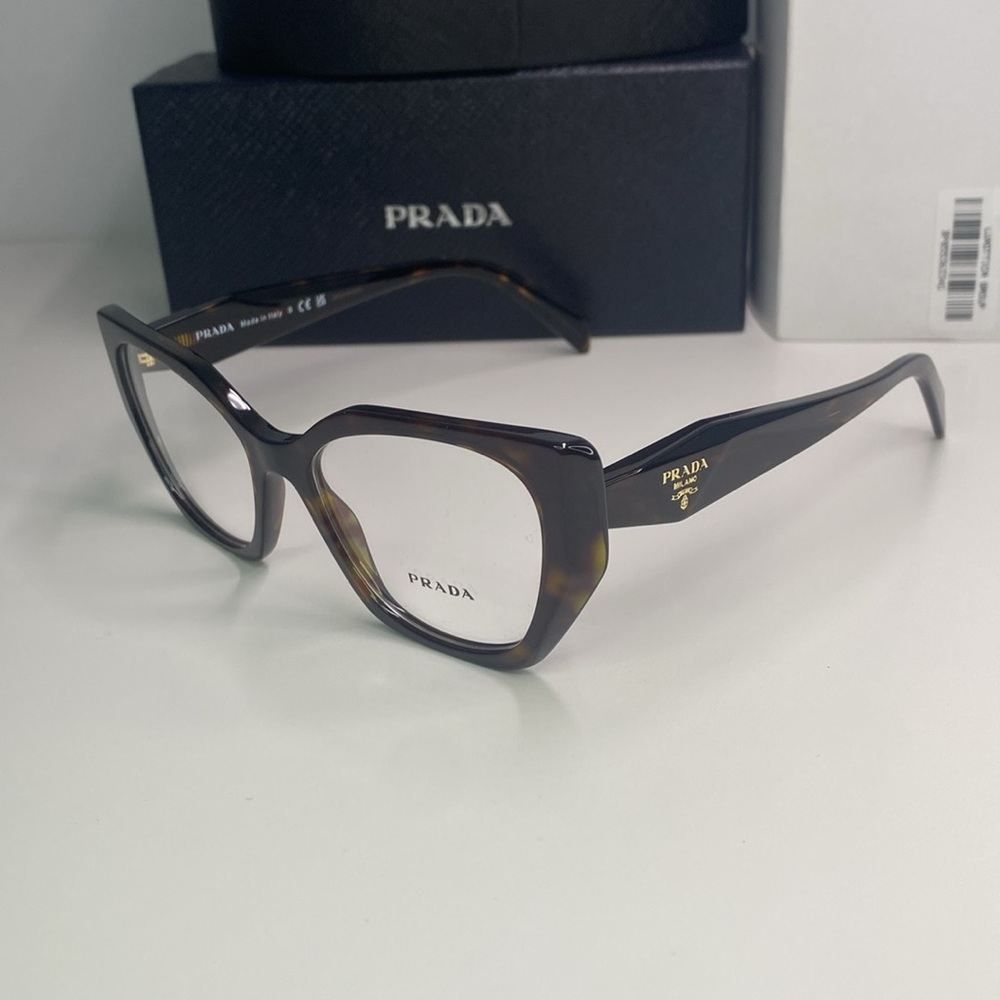 New Authentic Prada PR 18WV tortoise VPR 18W Eyeglasses - Picture 6 of 14
